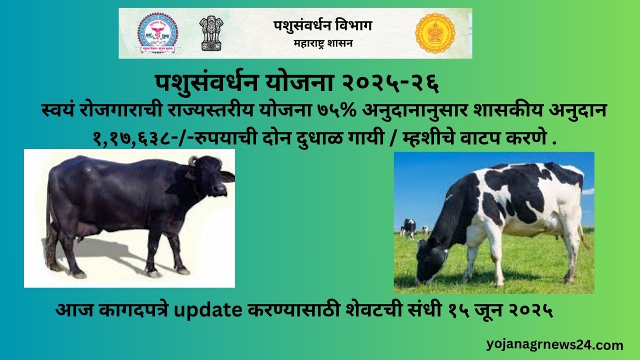 पशुसंवर्धन योजना २०२५-२६